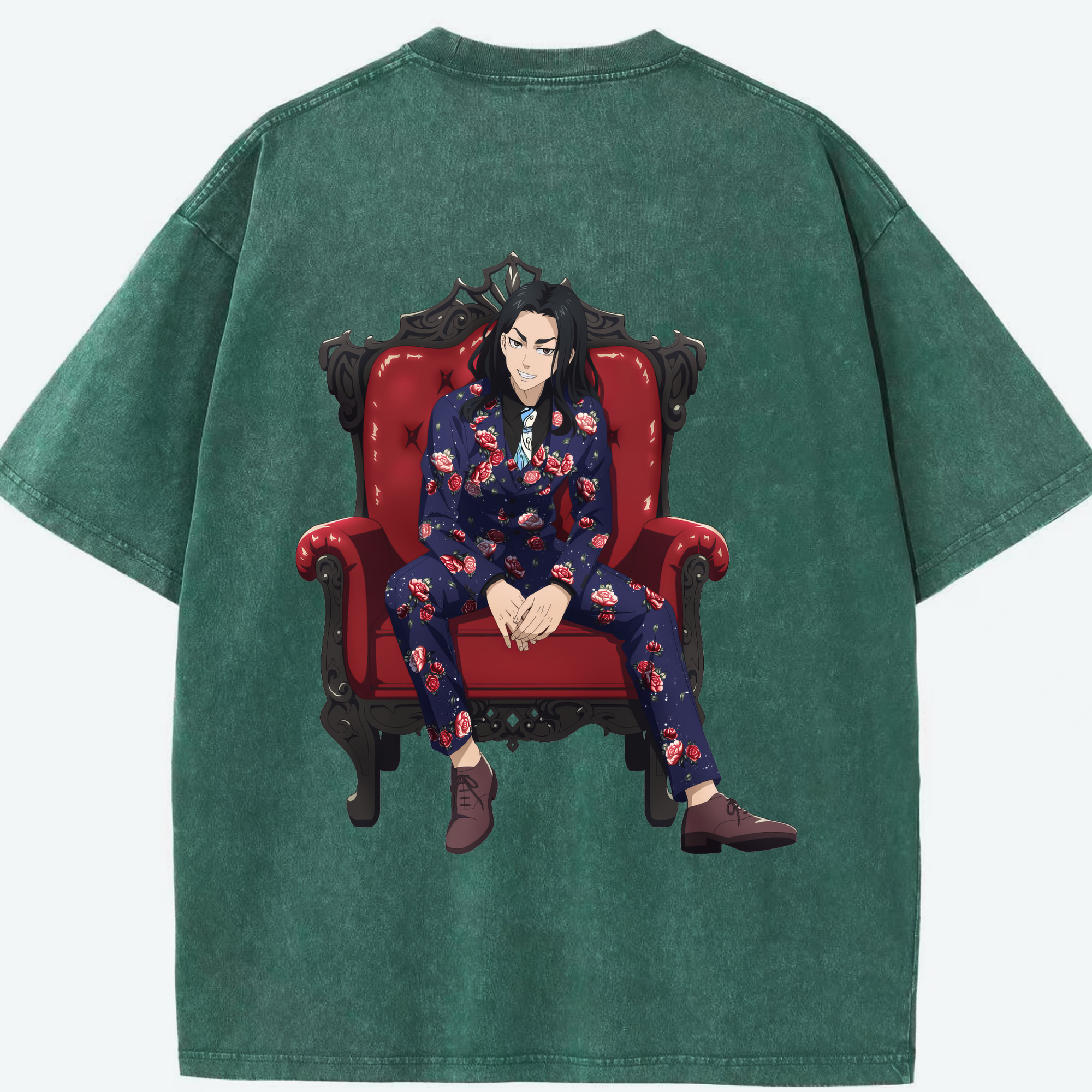 （画像用） 東京リベンジャーズ Tokyo Revengers 綿100% ヴィンテージ風 半袖Tシャツ（背面プリント）